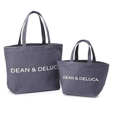 DEAN & DELUCA Tote Bag Cotton Charcoal gray L Size Large Mother's