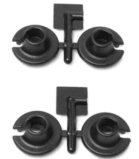 Black Shock Spring Cups (Perch) for Losi, Traxxas, & Associated RPM73152
