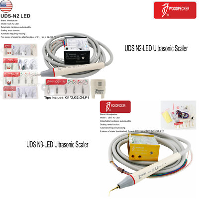US Woodpecker Dental Ultrasonic Piezo Scaler Built-in N2 N3 LED HW-5L Handpiece