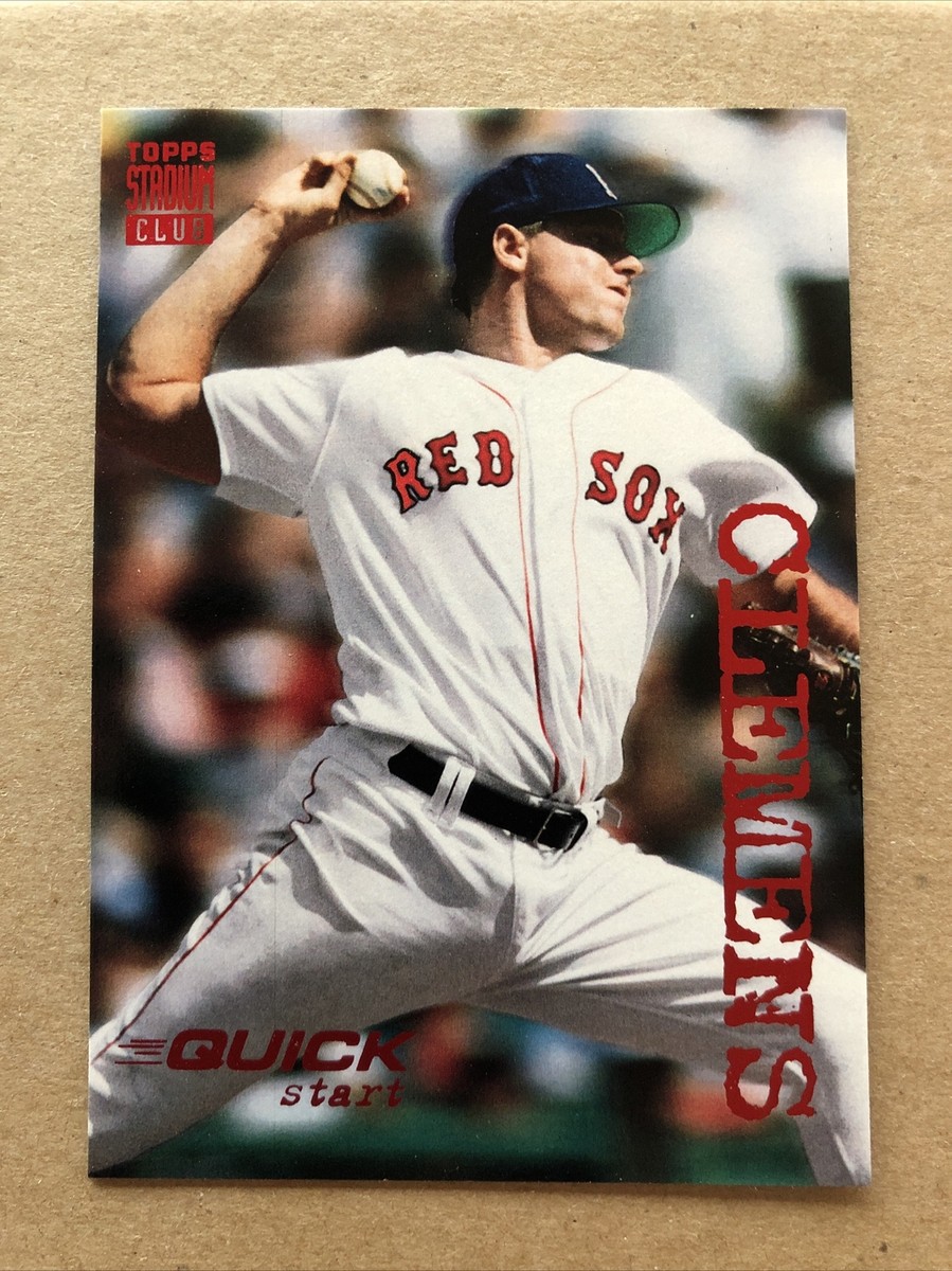 1994 Stadium Club Quick Start #534 Roger Clemens Red Sox Baseball