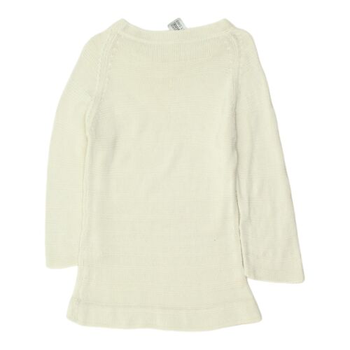Gianfranco Ferre Studio Womens White Knit Jumper | Vintage Designer Sweater VTG - Imagen 2 de 3