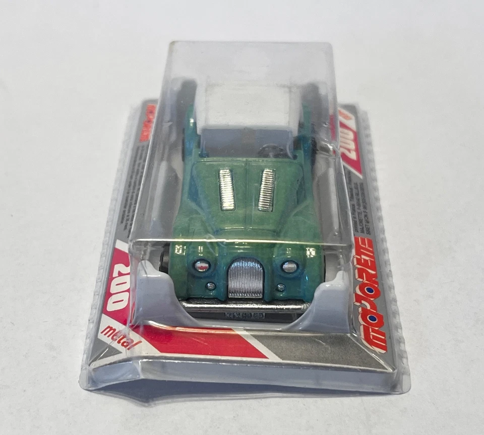 Винтажный Majorette литой бирюзовый Morgan родстер модель 261, серии 200, в упаковке - Изображение 4 из 4