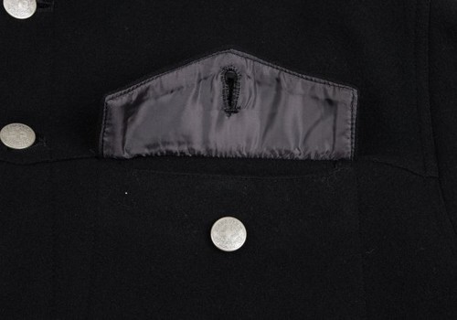 GAULTIER JEAN'S Melton Wool Metal Button Long Coat Size 48(K-158884) - Picture 5 of 12