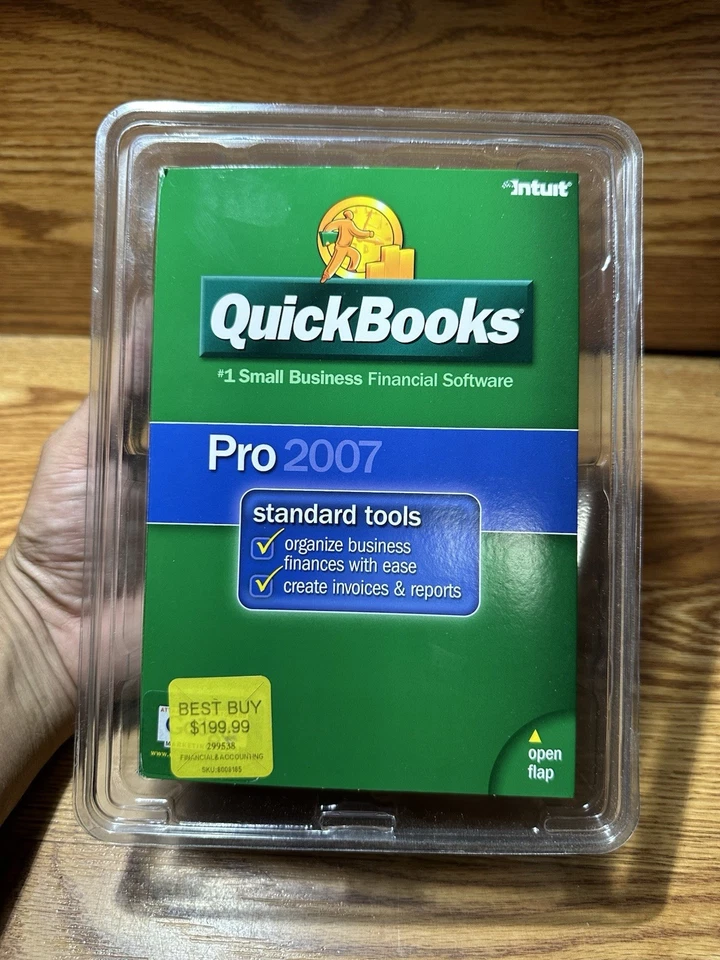 Intuit Quickbooks Pro 2007 Small Business Financial Software Win 2000/XP/Vista - Image 2 of 4