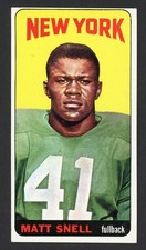 1965 Topps MATT SNELL New York Jets SP #127 EX Condition (3)