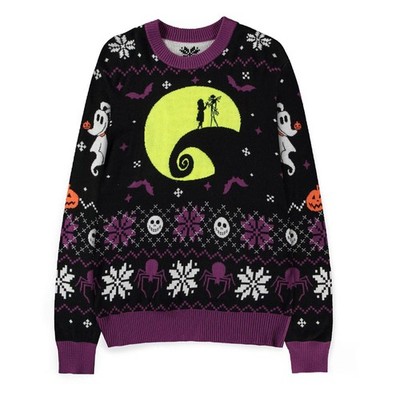 Nightmare Before Natale Sweater Glow In The Dark (Weihnachtspullover) Difuzed
