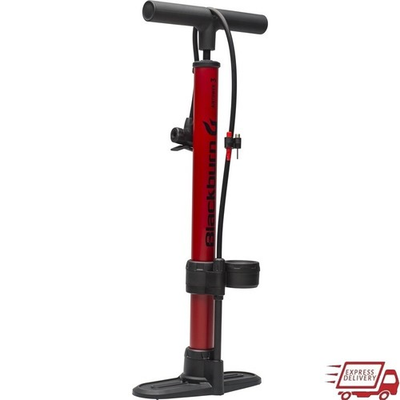 #ad Bicycle Floor Pump W Mid Gauge Pressure Zone Inflates Schrader Presta Tires New $32.23