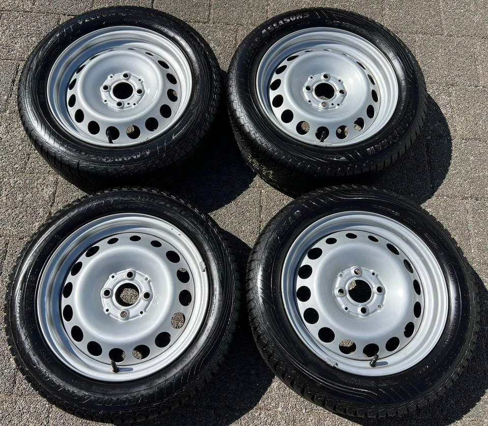 4 GANZJAHRESRÄDER 165/65R15 81T 185/60R15 84T SMART FORTWO FORFOUR W453 RDKS - Bild 2 von 4