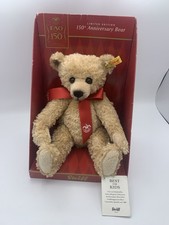 FAO Schwarz Limited Edition Steiff 150th Anniversary Teddy Bear New-Original Box