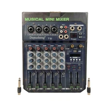 Depusheng T6 6-Channel Professional Audio Processor/Sound Controller
