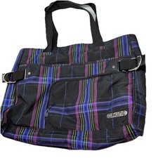 DAKINE L Black purple Lime Zip TOTE Bag Padde...