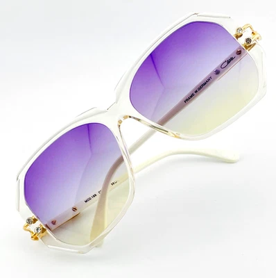 vintage CAZAL 169 col 180 crystal white sunglasses W.Germany MEDIUM - Bild 1 von 4
