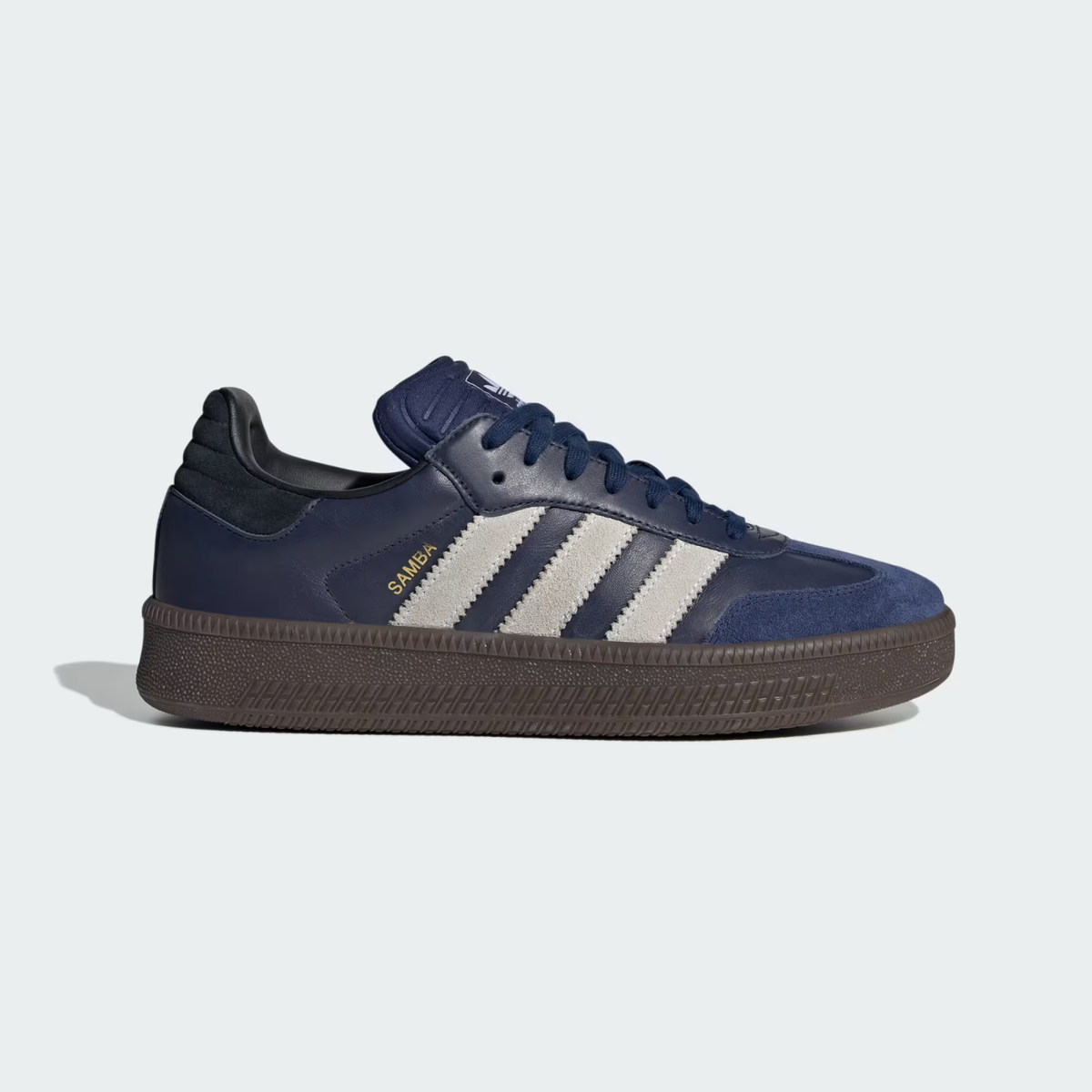 Size 13 - Adidas Samba XLG Dark Blue Gum for sale online | eBay
