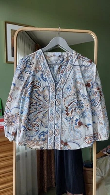 Cotton Club Bluse Größe XS, Paisley - Bild 1 von 4