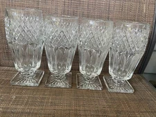 4 Westmoreland 6 3/4" Waterford Iced Tea Goblets