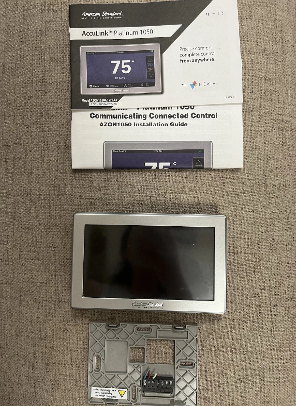 AccuLink Platinum 1050 Smart Thermostat
