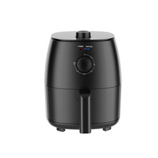 Mainstays 2.2 Qt Air Fryer Arctic Black Compact Non-Stick Basket Countertop