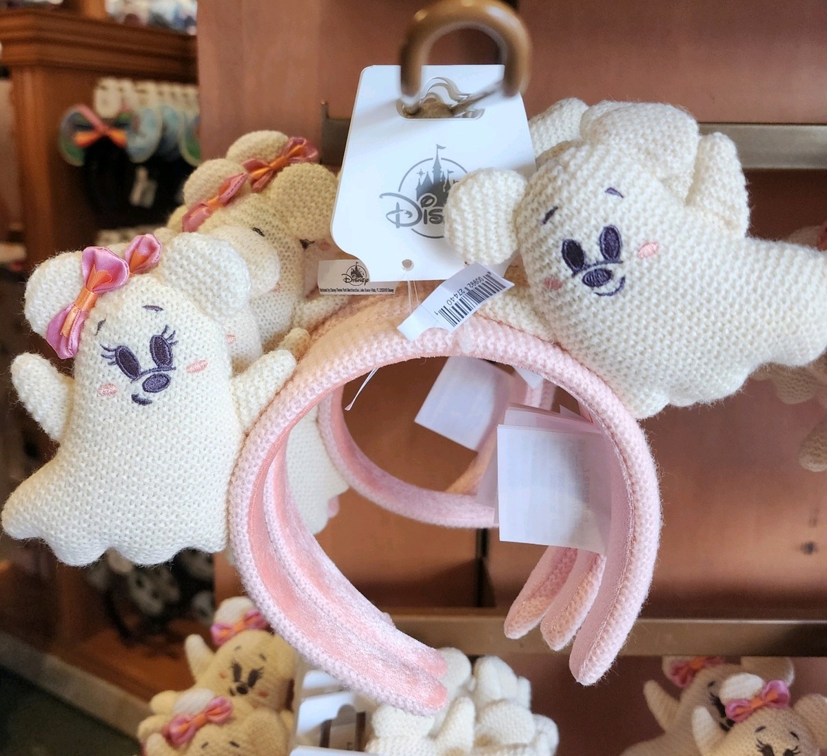 Disneyland Disney Mickey Minnie Mouse Ghost Ears Headband Halloween New 2025