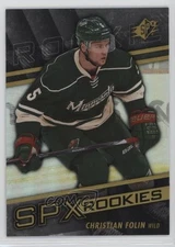 2014-15 SPx Foil Rookies Christian Folin #129 Rookie RC 0t2