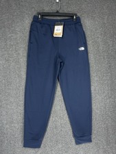 The North Face Performance Fleece Jogger Pants Sweatpants Mens S Navy drawstring