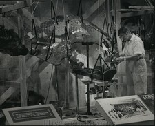 1989 Press Photo Jeanne Jarboe works on Torosaur skull at Milwaukee Museum