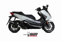 Mivv Mover Auspuff Schwarz Passend FüR Honda Forza 350 2022-2024