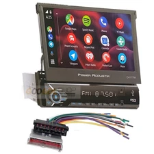 7" Flip-Up Screen Bluetooth CarPlay AM/FM Car Stereo for 1992-1996 Ford F-150