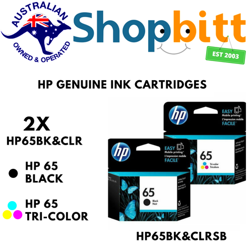 Genuine HP 65 / 65XL Ink Cartridge For Deskjet 2620/3720/ENVY5020/5030