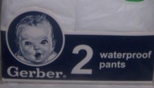 Gerber package cloth diaper covers size 0-3 months New