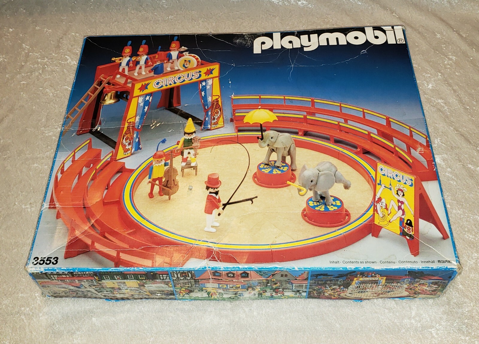 Playmobil PlayPeople Cirque Vintage 1979 - Set 1795 Avec Carriole, Complet Et Rare