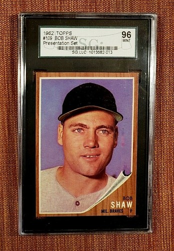 1962 Topps Bob Shaw #109 card