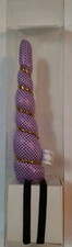 Unicorn Headband Purple Gold Elastic Party Hat Costume