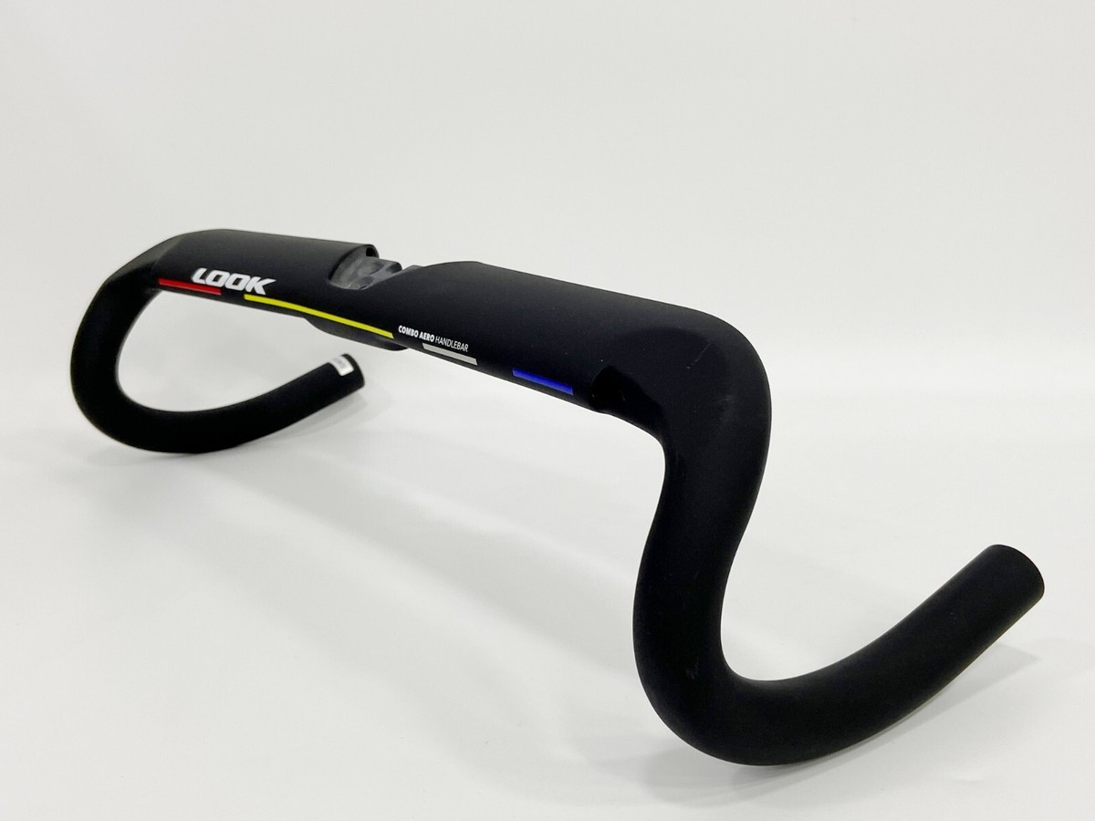 パーツ LOOK Carbon handle400TRACK AERO ULTRA083 Look Track Aero Ultra Compact Carbon 31.8mm 350mm 370mm