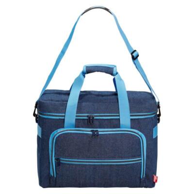 Prym Nähmaschinen-Tasche (44x20x35 cm / Jeans / türkis) für Carina Nähmaschinen