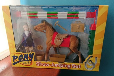 plush jumping horse