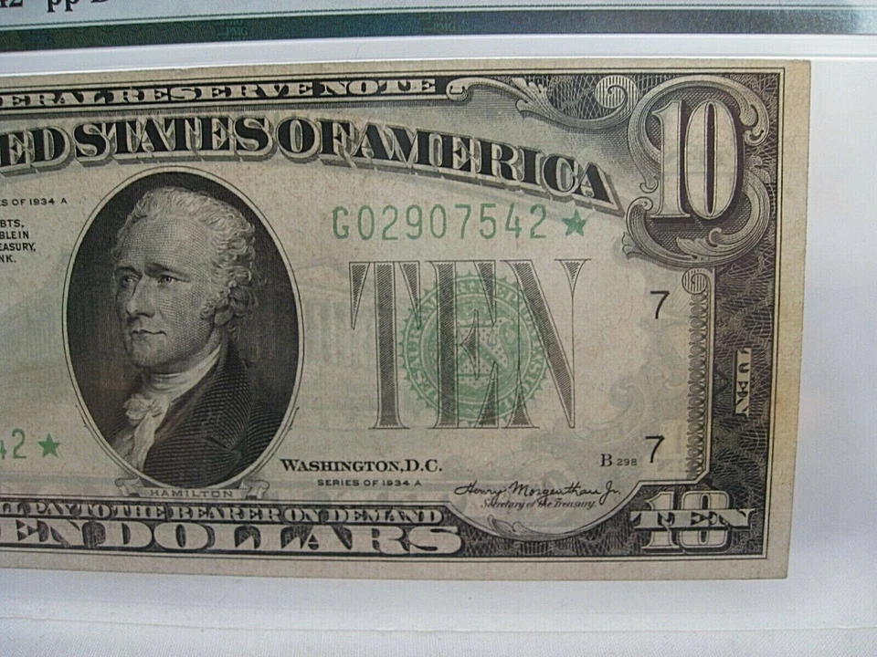 1934-A STAR FRN Note. PMG VF35 Choice. Fr#2006-G - Image 3 of 4