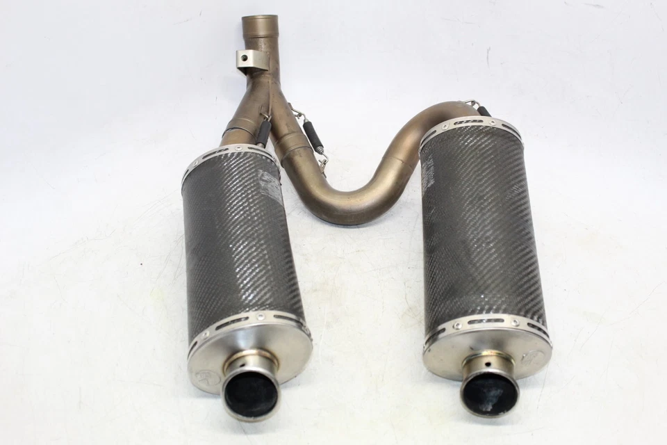 Выхлопная труба глушителя-перехватчика Honda 2006-2009 VFR800 800 Leo Vince углеродная - Изображение 2 из 4