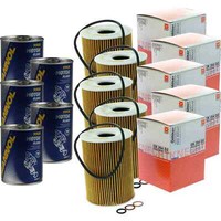 5X Original Mahle / Knecht ÖLfilter OX 254D2 + 5X SCT Motor Flush MotorspüLung
