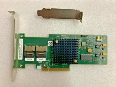 Genuine LSI 6Gbps SAS HBA LSI 9200-8i (=9211-8i) P20 IT Mode ZFS FreeNAS unRAID - Bild 1 von 4