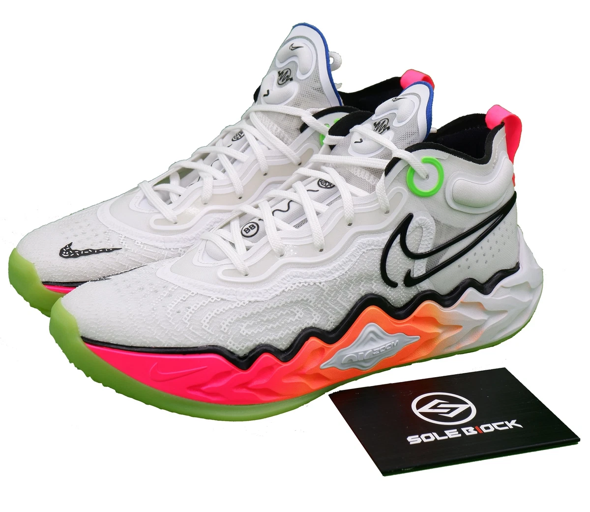 Nike Air Zoom GT Run EP White Multi Neon for Sale | Authenticity