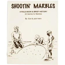 Shootin' Marbles Rule Book (22 games) AND 12-pak  1" Taws, 8-pak 3/4" shooters