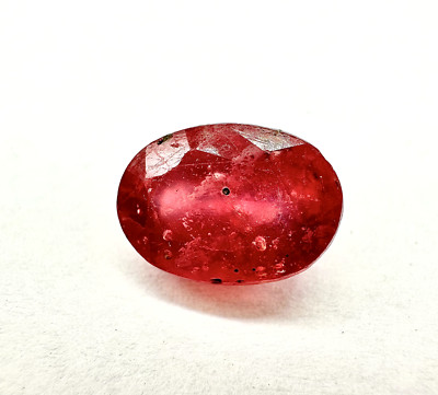 Natural ruby, ruby, Facettiert Oval ruby Lose Edelstein 7 Karat 12x9x6 MM