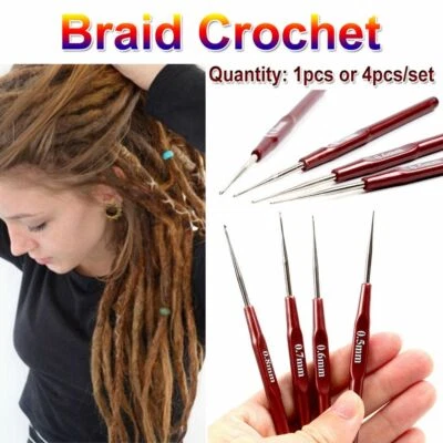 Hair Dreadlock Crochet Needle Knitting Hooks Braiders Braid Maintenance