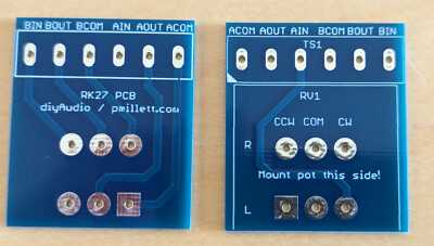 DIY PCB - Connection board for Alps RK27 pot