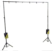 Adjustable Photography Backdrop Support Stand / Background Crossbar Frame Kit