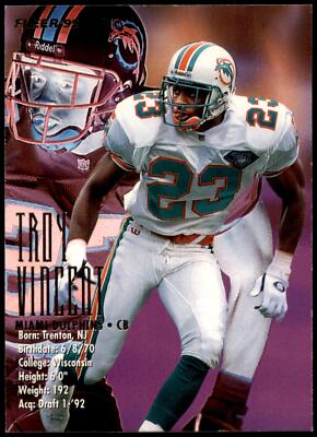 Troy Vincent #228 1995 Fleer