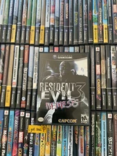 Resident Evil 3 Original Black Case + Artwork ONLY Gamecube OEM - NO GAME MANUAL