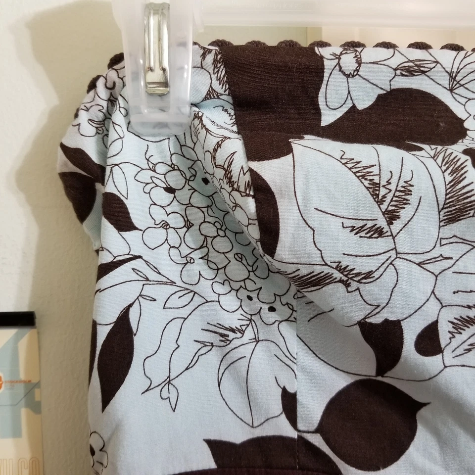 Love Tease dress 5 floral print strapless crochet trim mini formal empire bow - Image 3 of 4