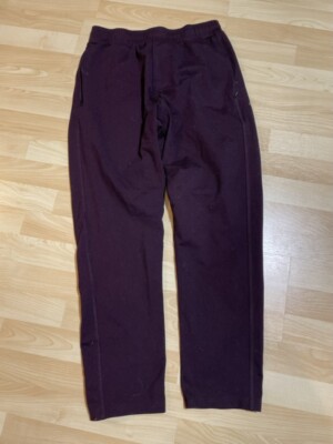Public Rec All Day Every Day Pants Nylon Stretch Elastic Waist Jogger 32/30 Red