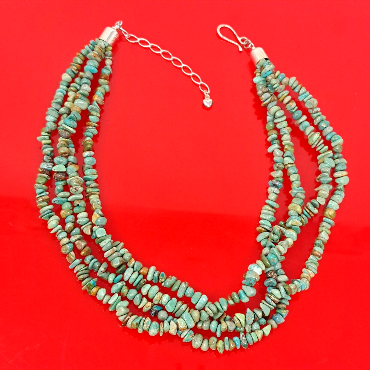 Jay King DTR Sterling Silver 925 & Green Turquoise Nugget  display picture 1